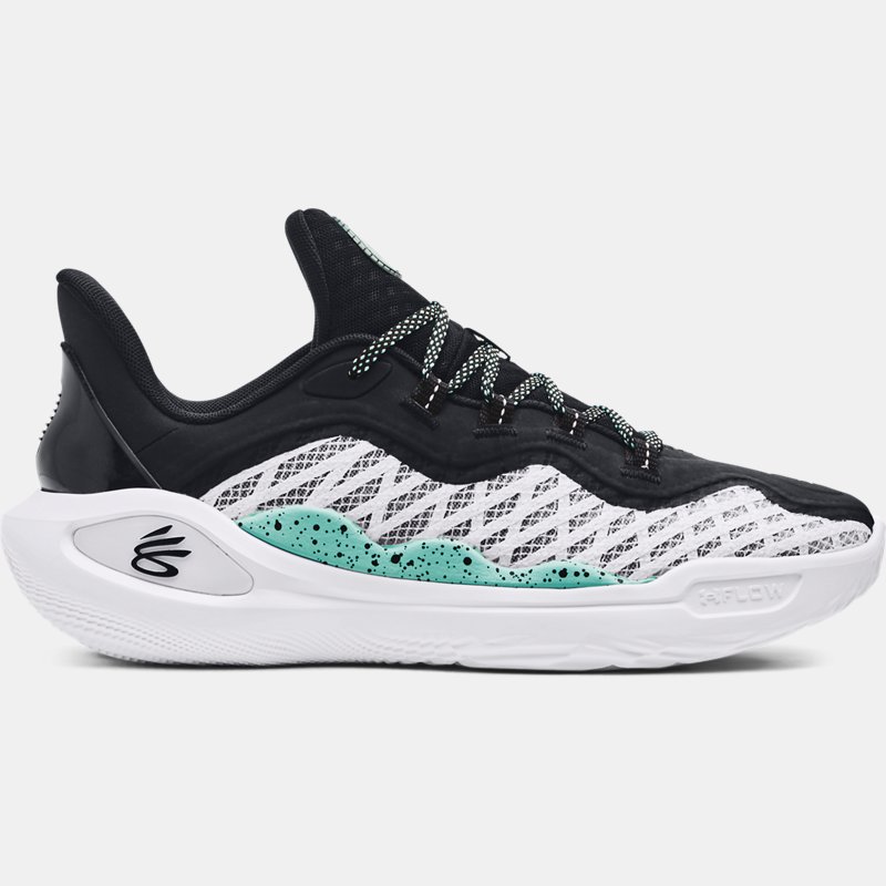 Under Armour Unisex Curry 11 'Future Curry' Basketball Shoes White / Black / Black 12